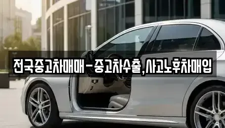 대전 유성구 용계동 중고차 전문 전국중고차매매-중고차수출,사고노후차매입