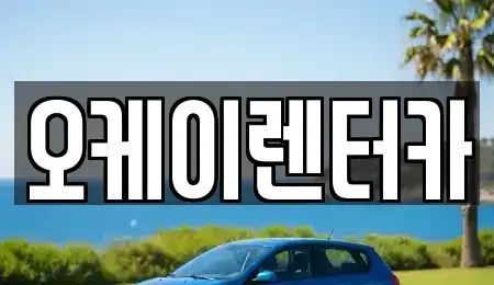 대전 중구 사정동 렌트카 전문 오케이렌터카