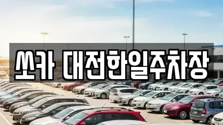 대전 중구 은행동 렌트카 전문 쏘카 대전한일주차장