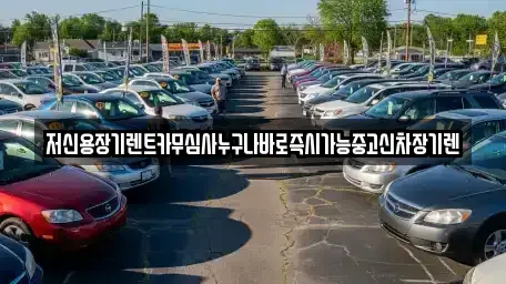 대전 중구 은행동 렌트카 전문 저신용장기렌트카무심사누구나바로즉시가능중고신차장기렌