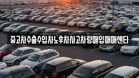 대전 중구 은행동 중고차 전문 중고차수출수입차노후차사고차량매입매매센타