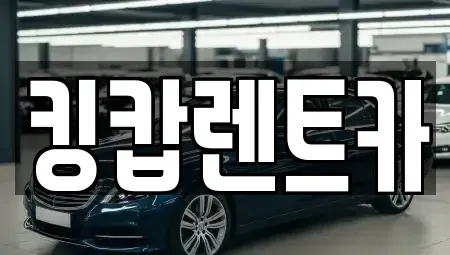 대전광역시 대덕구 장동 렌트카 전문 킹캅렌트카