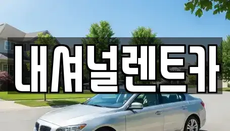 대전광역시 대덕구 중리동 단기렌트카 전문 내셔널렌트카