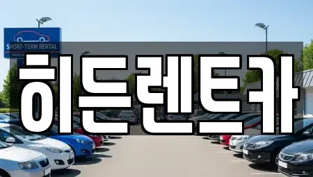 대전광역시 대덕구 중리동 렌트카 전문 히든렌트카