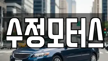 대전광역시 동구 인동 중고차매매 전문 수정모터스