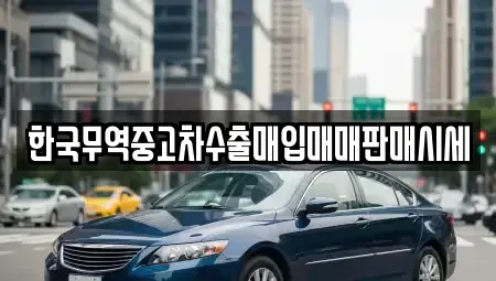 대전광역시 유성구 탑립동 중고차 전문 한국무역중고차수출매입매매판매시세