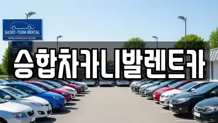 대전광역시 중구 용두동 렌트카 전문 승합차카니발렌트카