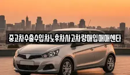 대전광역시 중구 용두동 중고차매입 전문 중고차수출수입차노후차사고차량매입매매센타