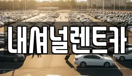 대전광역시 중구 중촌동 단기렌트카 전문 내셔널렌트카