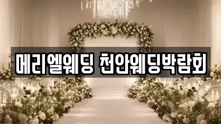 메리엘웨딩 천안웨딩박람회