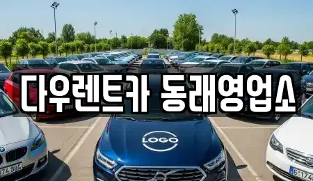 부산 동래구 사직동 렌트카 전문 다우렌트카 동래영업소