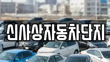 부산 사상구 중고차매매 전문 신사상자동차단지