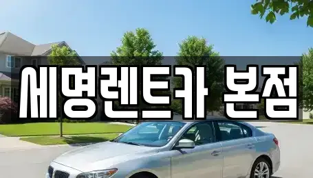부산 중구 동광동2가 렌트카 전문 세명렌트카 본점