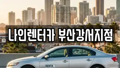 부산광역시 강서구 녹산동 렌트카 전문 나인렌터카 부산강서지점