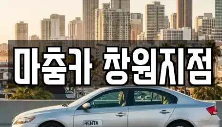 부산광역시 강서구 녹산동 렌트카 전문 마춤카 창원지점
