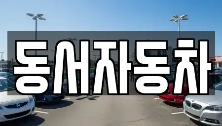 부산광역시 강서구 녹산동 중고차매매 전문 동서자동차