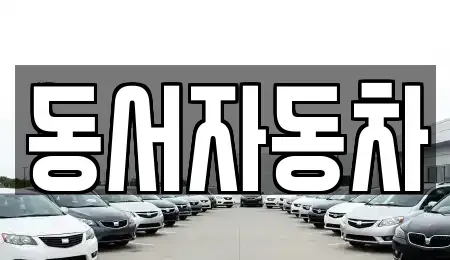 부산광역시 강서구 녹산동 중고차매매 전문 동서자동차