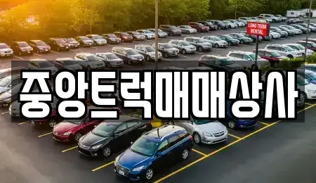 부산광역시 강서구 녹산동 중고차매매 전문 중앙트럭매매상사