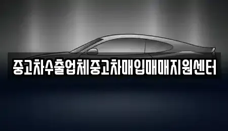 부산광역시 사상구 주례동 중고차매입 전문 중고차수출업체중고차매입매매지원센터