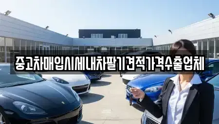 부산광역시 중구 남포동2가 중고차매입 전문 중고차매입시세내차팔기견적가격수출업체
