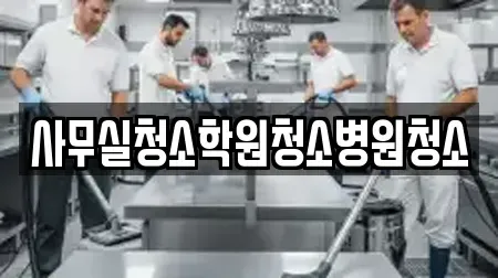 사무실청소학원청소병원청소