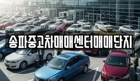 서울 강동구 중고차매매 전문 송파중고차매매센터매매단지
