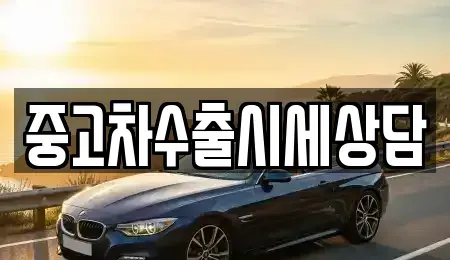 서울 강서구 외발산동 중고차 전문 중고차수출시세상담