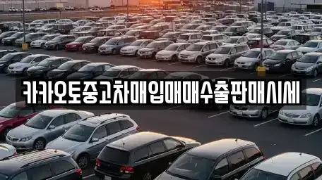 서울 구로구 항동 중고차매입 전문 카카오토중고차매입매매수출판매시세