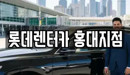 서울 서대문구 창천동 단기렌트카 전문 롯데렌터카 홍대지점
