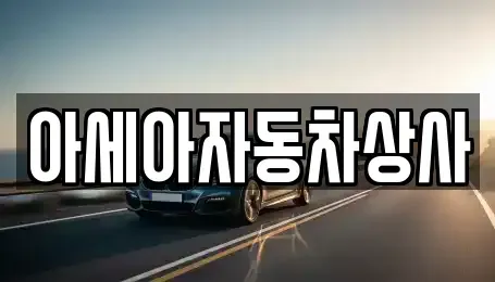 서울 성동구 도선동 중고차 전문 아세아자동차상사