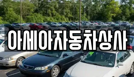 서울 성동구 용답동 중고차 전문 아세아자동차상사
