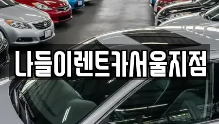 서울 성북구 돈암동 렌트카 전문 나들이렌트카서울지점