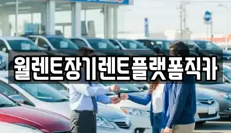 서울 성북구 돈암동 장기렌트카 전문 월렌트장기렌트플랫폼직카