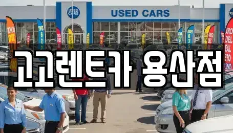 서울 용산구 용산동6가 렌트카 전문 고고렌트카 용산점