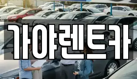 서울 은평구 응암동 렌트카 전문 가야렌트카