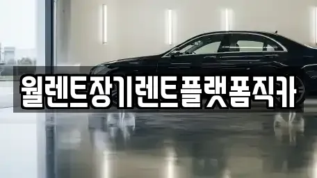 서울 은평구 응암동 장기렌트카 전문 월렌트장기렌트플랫폼직카