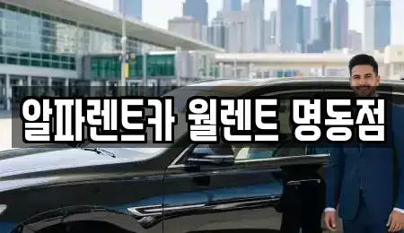 서울 종로구 돈의동 렌트카 전문 알파렌트카 월렌트 명동점