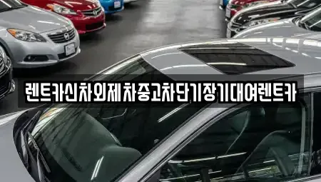 서울 종로구 장사동 단기렌트카,중고차매입,중고차매매,중고차,렌트카,장기렌트카