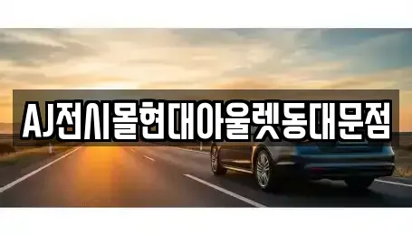 서울 종로구 종로5가 렌트카 전문 AJ전시몰현대아울렛동대문점