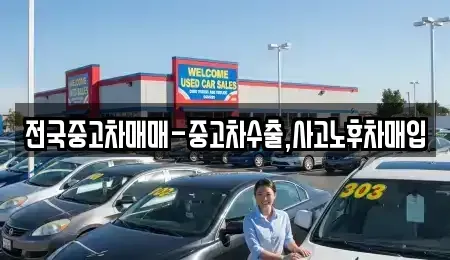서울 종로구 체부동 중고차매입 전문 전국중고차매매-중고차수출,사고노후차매입