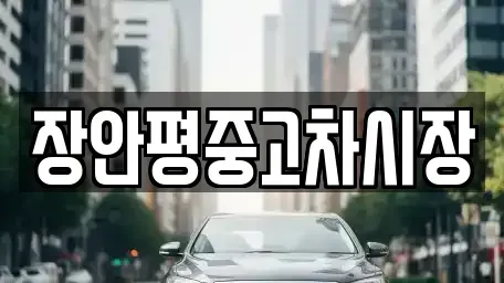 서울 중랑구 묵동 중고차 전문 장안평중고차시장
