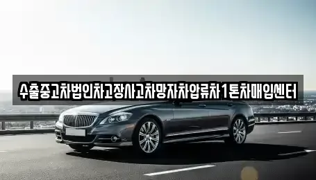 서울특별시 강남구 세곡동 중고차매입 전문 수출중고차법인차고장사고차망자차압류차1톤차매입센터