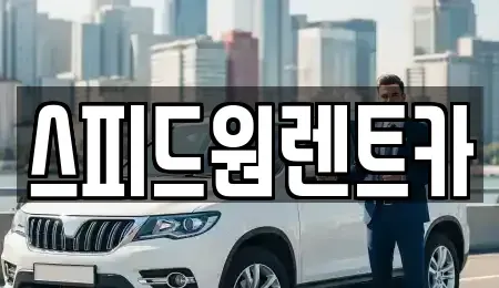 서울특별시 동작구 사당동 렌트카 전문 스피드원렌트카