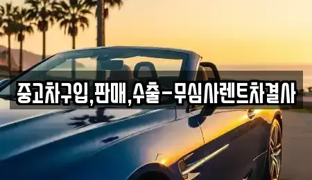 서울특별시 동작구 신대방동 중고차매매 전문 중고차구입,판매,수출-무심사렌트차결사