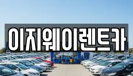 서울특별시 마포구 도화동 렌트카 전문 이지웨이렌트카