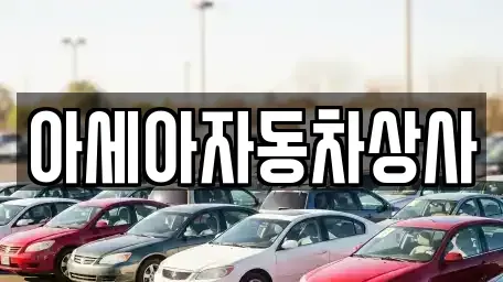 서울특별시 서대문구 천연동 중고차 전문 아세아자동차상사