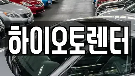 서울특별시 성북구 삼선동5가 렌트카 전문 하이오토렌터