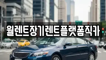 서울특별시 성북구 삼선동5가 장기렌트카 전문 월렌트장기렌트플랫폼직카