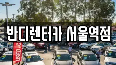 서울특별시 종로구 교남동 단기렌트카 전문 반디렌터카 서울역점