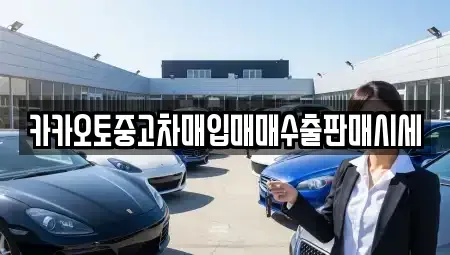 서울특별시 종로구 교북동 중고차매입 전문 카카오토중고차매입매매수출판매시세